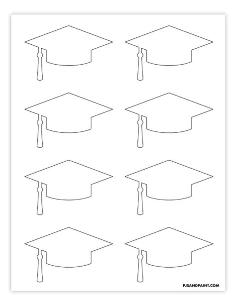 free graduation cap template